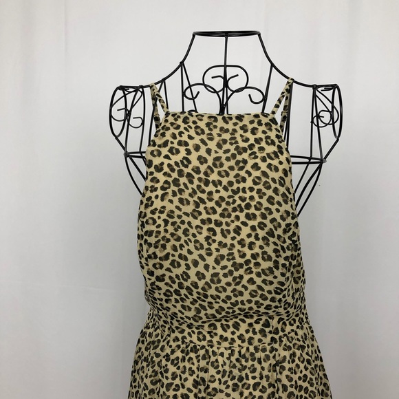 Abercrombie & Fitch spaghetti Strap chetah dress S - Picture 2 of 7